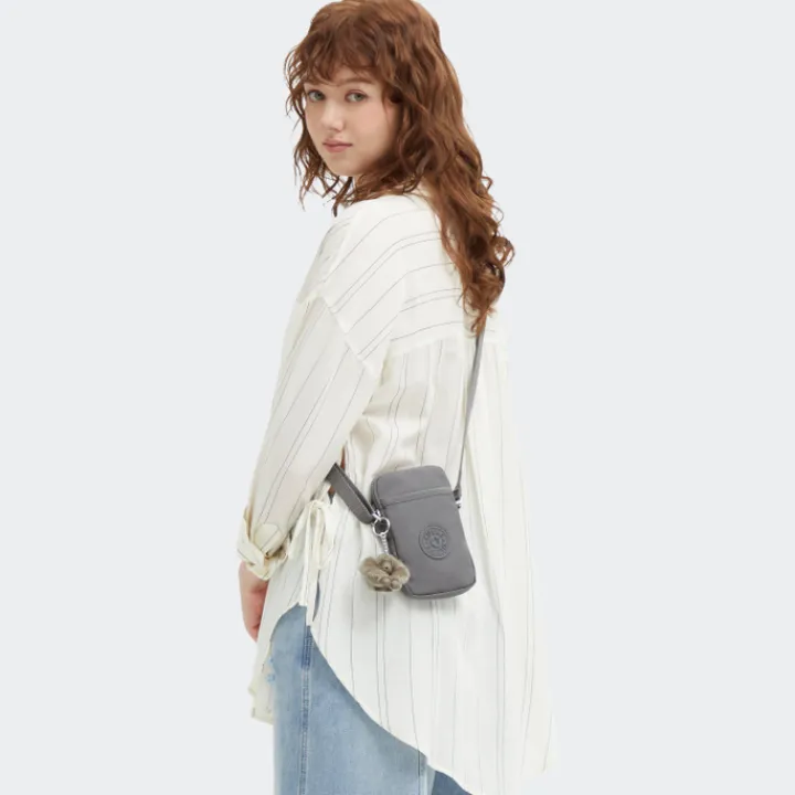 Schoudertassen|Crossbody>Kipling Tally inviting grey