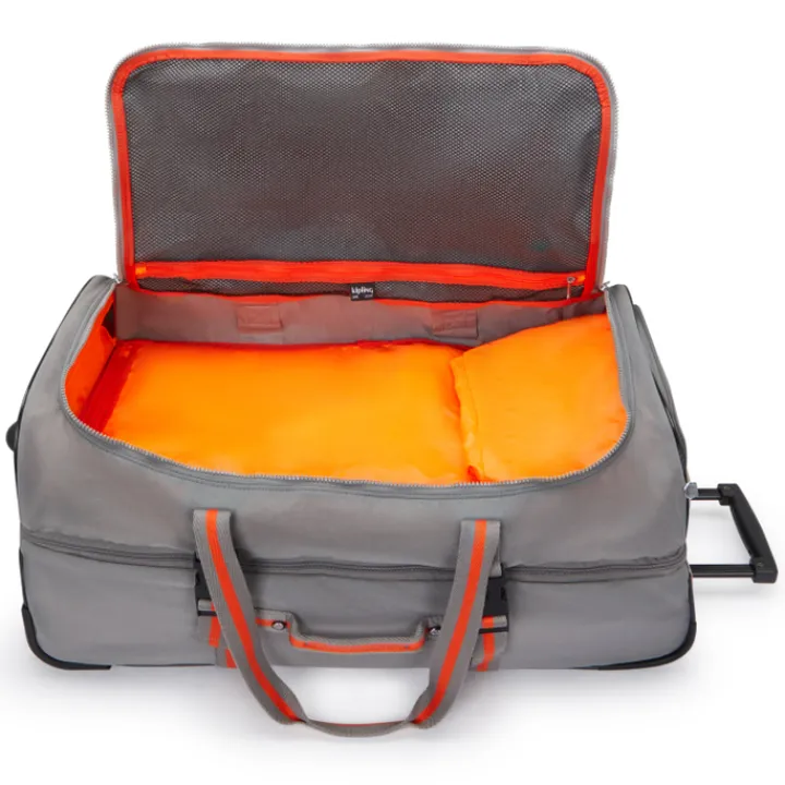 Reistrolleys|Reiskoffers>Kipling Teagan L inviting grey