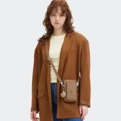 Telefoontasjes|Damestassen>Kipling Telmo b early tan