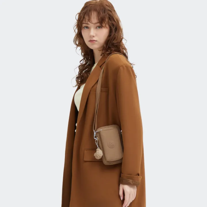 Telefoontasjes|Damestassen>Kipling Telmo b early tan