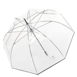 Paraplu'S>Knirps C.760 Stick Transparent solid black