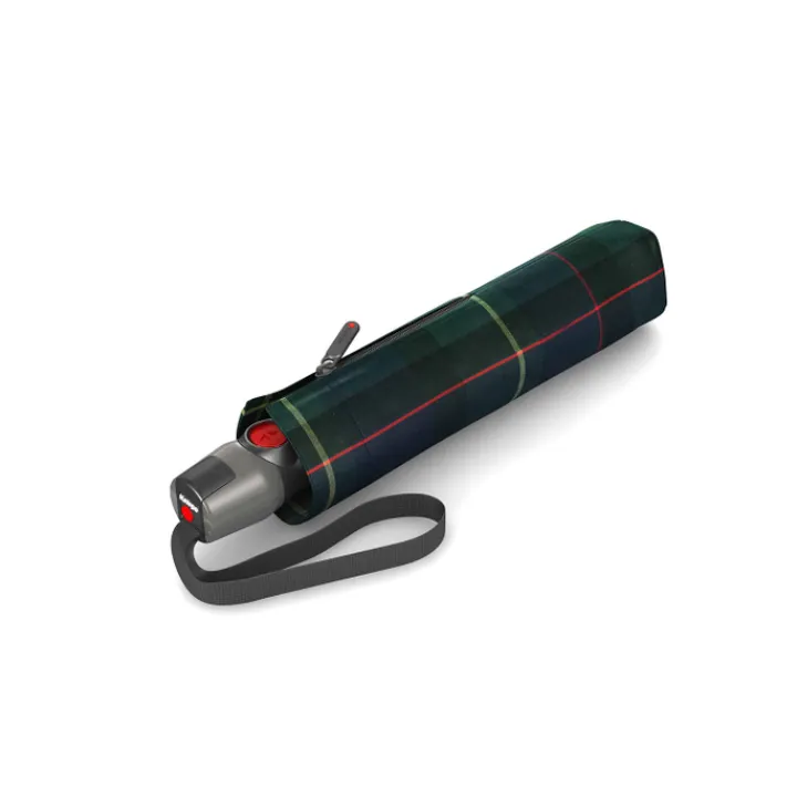 Paraplu'S>Knirps T.200 Medium Duomatic check hunter