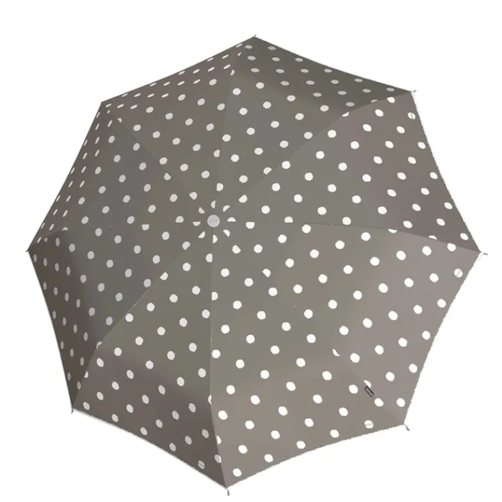 Paraplu'S>Knirps T.200 Medium Duomatic dot art taupe