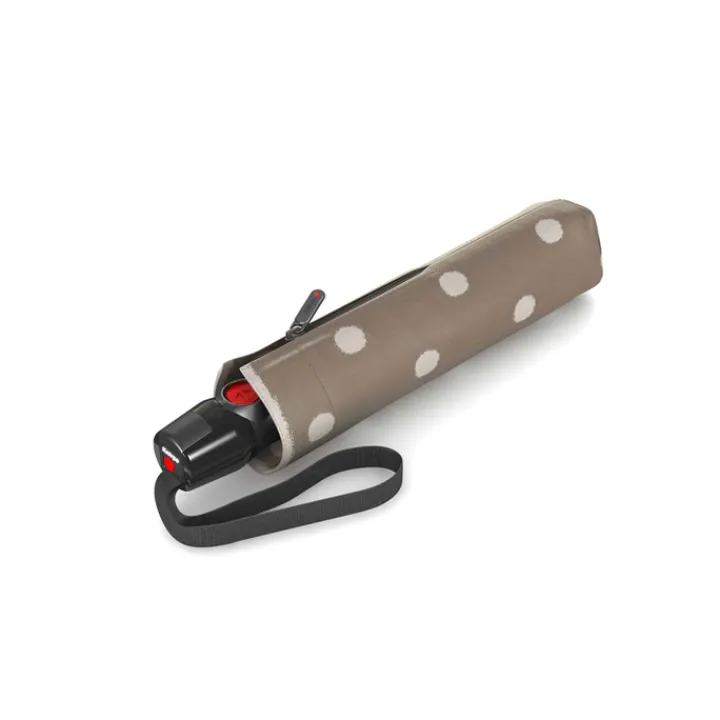 Paraplu'S>Knirps T.200 Medium Duomatic dot art taupe