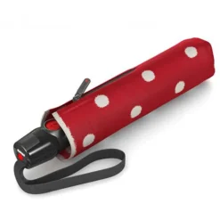 Paraplu'S>Knirps T-200 Medium Duomatic Paraplu dot art red