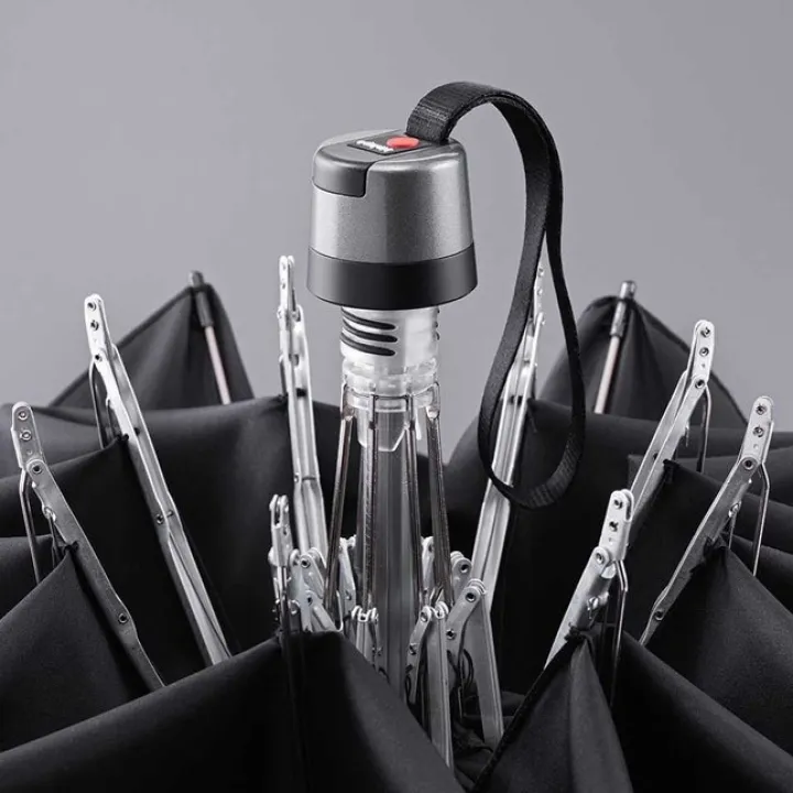 Paraplu'S>Knirps T.760 Stick Automatic Paraplu dot art black