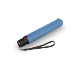 Paraplu'S>Knirps U.200 Ultra Light Duomatic Paraplu UV Protection blue with black coating