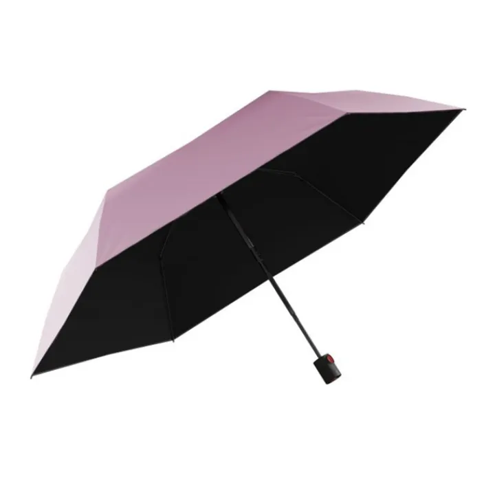 Paraplu'S>Knirps U.200 Ultra Light Duomatic Paraplu UV Protection rosé with black coating