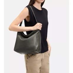 Schoudertassen|Crossbody>Liebeskind Chudy Sheep Natural Hobo M cypress green