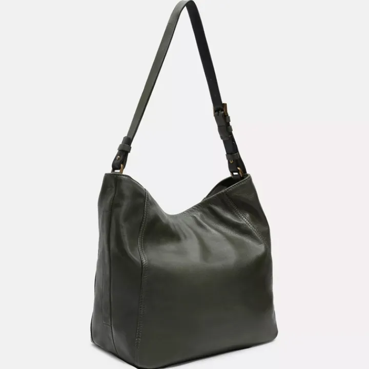 Schoudertassen|Crossbody>Liebeskind Chudy Sheep Natural Hobo M cypress green