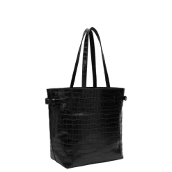 Schoudertassen|Fashion Tassen>Liebeskind Lora Croco Tote L black