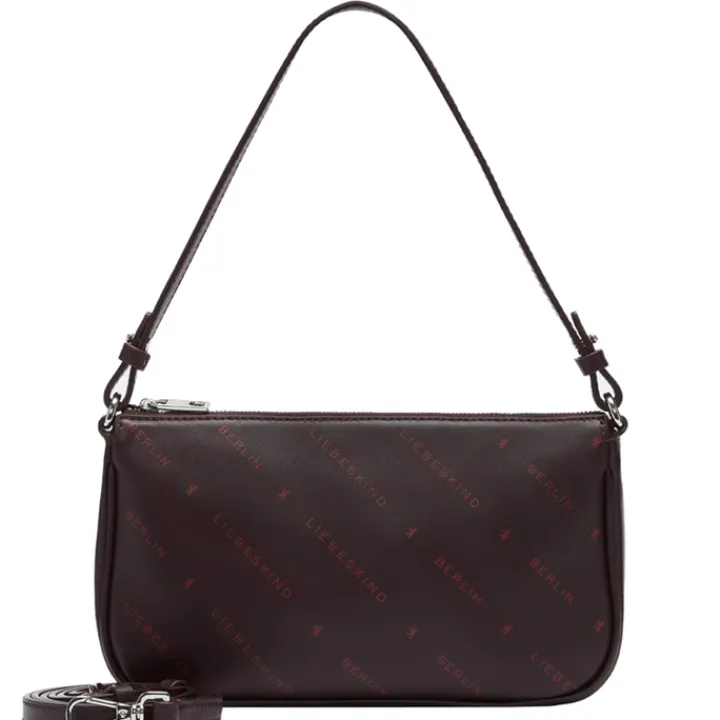 Schoudertassen|Crossbody>Liebeskind Monogram Crossbody S burgundy