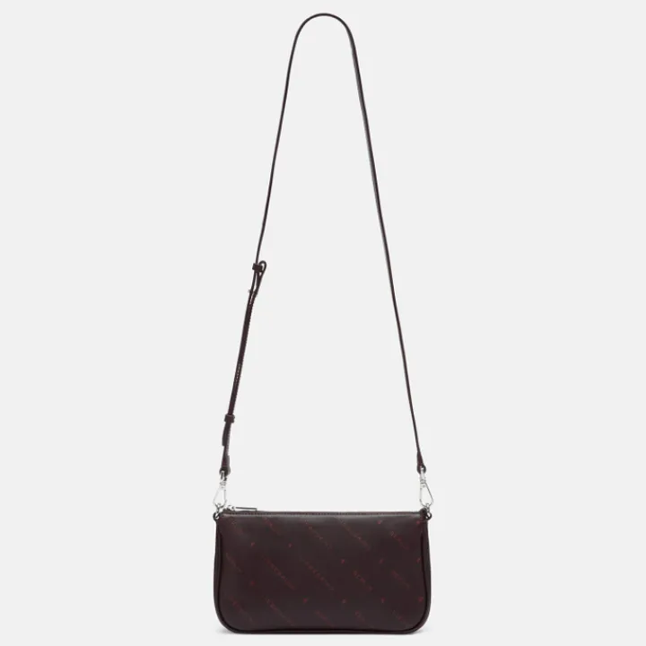 Schoudertassen|Crossbody>Liebeskind Monogram Crossbody S burgundy