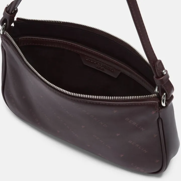 Schoudertassen|Crossbody>Liebeskind Monogram Crossbody S burgundy