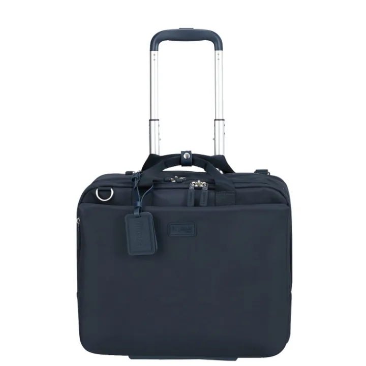 Handbagage Trolleys|Laptop Trolleys>Lipault 4BIZ Rolling Tote carbon blue