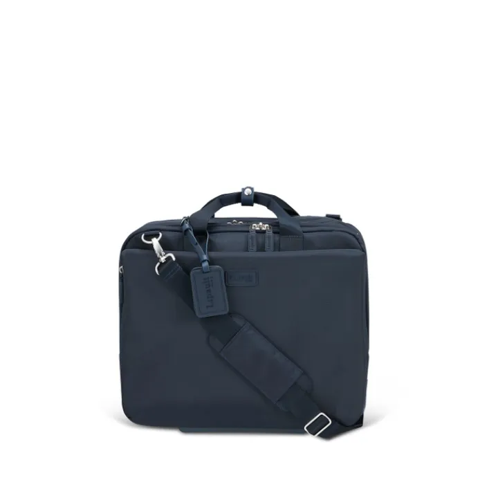 Handbagage Trolleys|Laptop Trolleys>Lipault 4BIZ Rolling Tote carbon blue