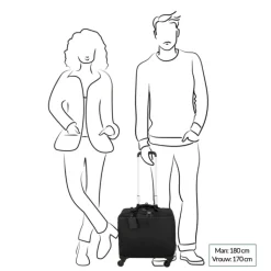 Handbagage Trolleys|Laptop Trolleys>Lipault 4BIZ Spinner Tote carbon blue