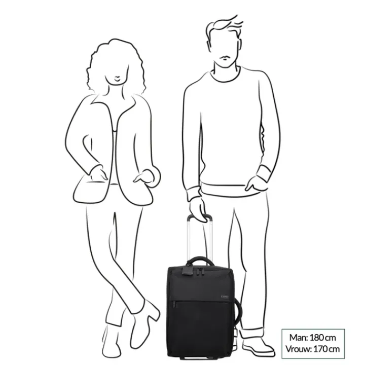 Handbagage Trolleys|Handbagage Koffers>Lipault Foldable Plume Cabin khaki