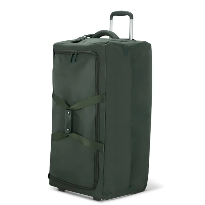 Grote Reistassen|Heren Reistassen>Lipault Foldable Plume Duffle/Wheels khaki