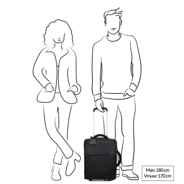 Handbagage Trolleys|Underseaters>Lipault Foldable Plume Mini Cabin bordeaux