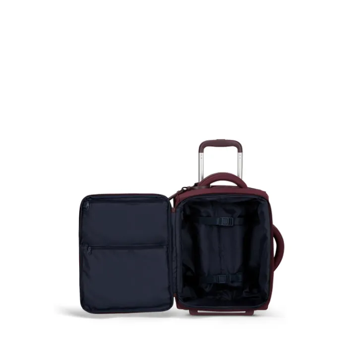 Handbagage Trolleys|Underseaters>Lipault Foldable Plume Mini Cabin bordeaux