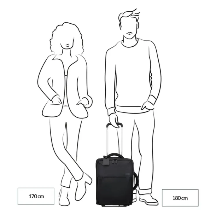 Handbagage Trolleys|Underseaters>Lipault Foldable Plume Mini Cabin magnetic blue