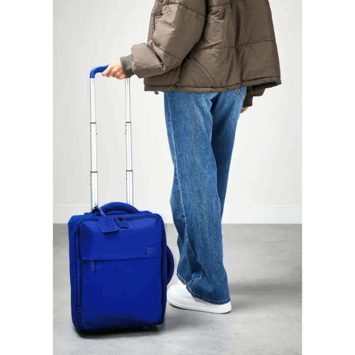 Handbagage Trolleys|Underseaters>Lipault Foldable Plume Mini Cabin magnetic blue