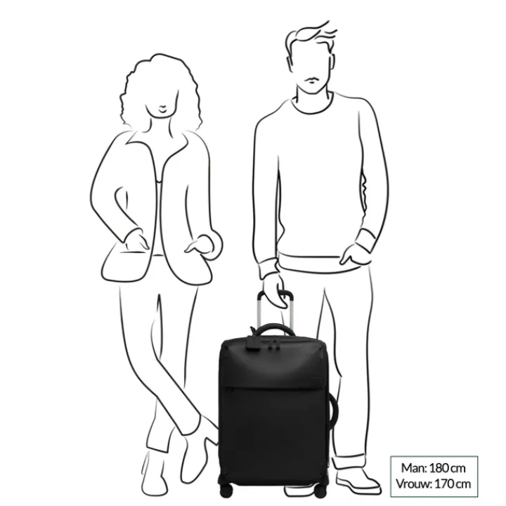 Reiskoffers|Reistrolleys>Lipault Plume Medium Trip bordeaux