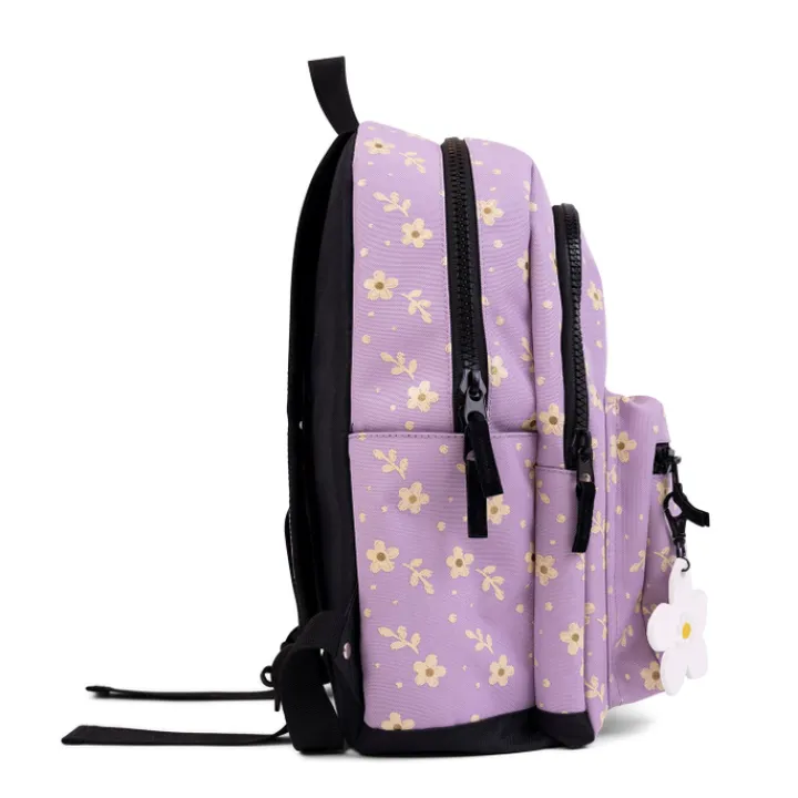 Peuter Rugzakken|Meisjesrugzakken>Little Legends Backpack L lila flower
