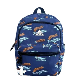 Kleine Rugzakken|Peuter Rugzakken>Little Legends Backpack L football plane