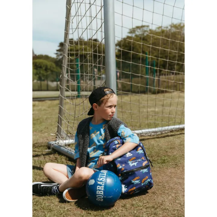 Kleine Rugzakken|Peuter Rugzakken>Little Legends Backpack L football plane