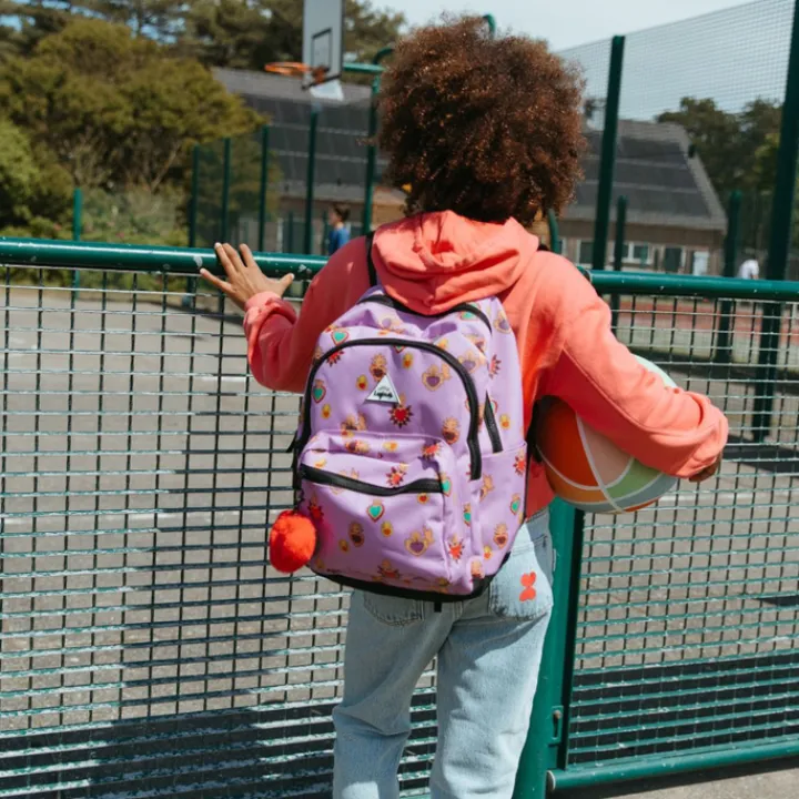 Kleine Rugzakken|Peuter Rugzakken>Little Legends Backpack L milagros heart lilac