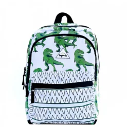Peuter Rugzakken|Kinderrugzakken>Little Legends Dino Backpack L groen / wit