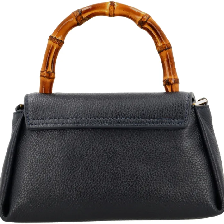 Schoudertassen|Handtassen>LouLou Essentiels Bamboo Mae blue