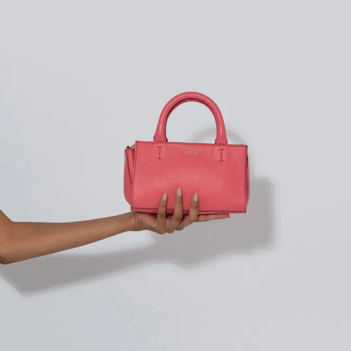 Schoudertassen|Handtassen>LouLou Essentiels Elise grapefruit