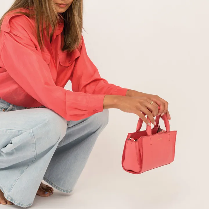 Schoudertassen|Handtassen>LouLou Essentiels Elise grapefruit