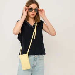 Telefoontasjes|Damestassen>LouLou Essentiels Mia hortensia