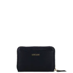 Rfid Portemonnees|Kleine Portemonnees>LouLou Essentiels Petite Emilie blue