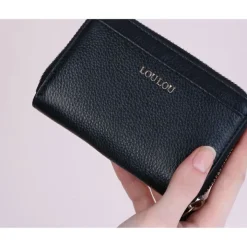 Rfid Portemonnees|Kleine Portemonnees>LouLou Essentiels Petite Emilie black
