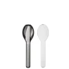 Lunchboxen>Mepal Ellipse Cutlery 3-Pieces nordic black