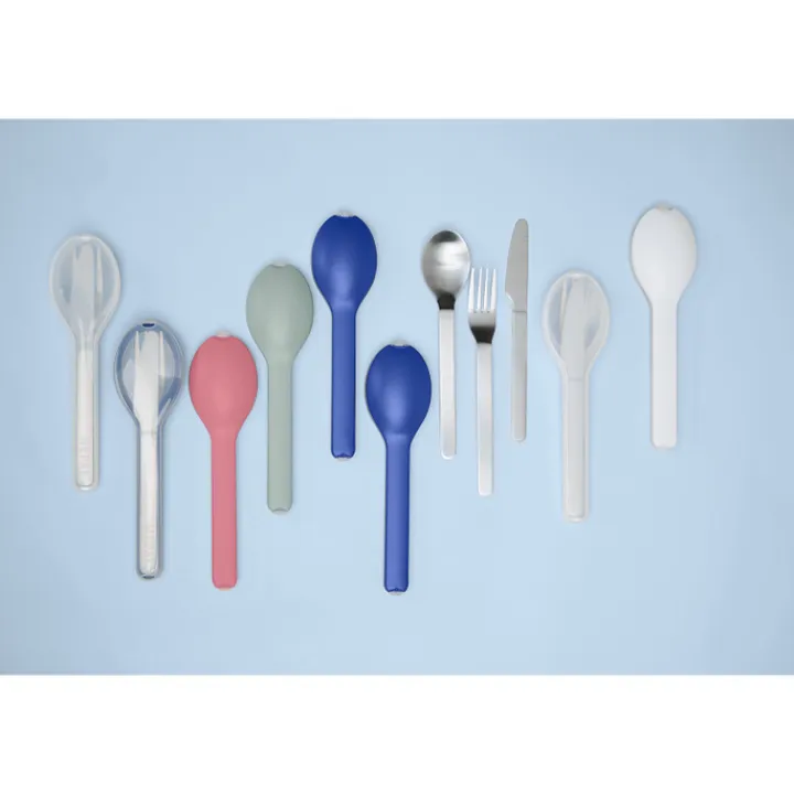 Lunchboxen>Mepal Ellipse Cutlery 3-Pieces nordic black