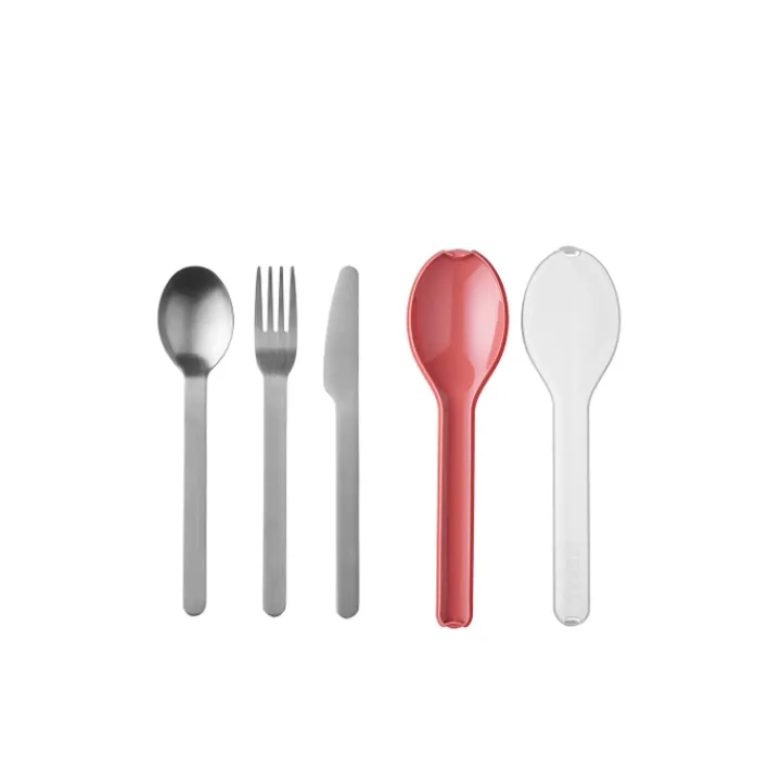 Lunchboxen>Mepal Ellipse Cutlery 3-Pieces vivid mauve