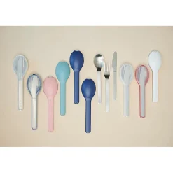 Lunchboxen>Mepal Ellipse Cutlery 3-Pieces nordic blue