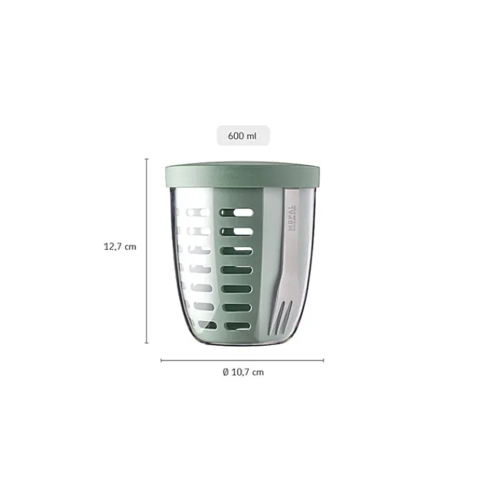 Lunchboxen>Mepal Ellipse Fruit & Veggie Pot vivid mauve