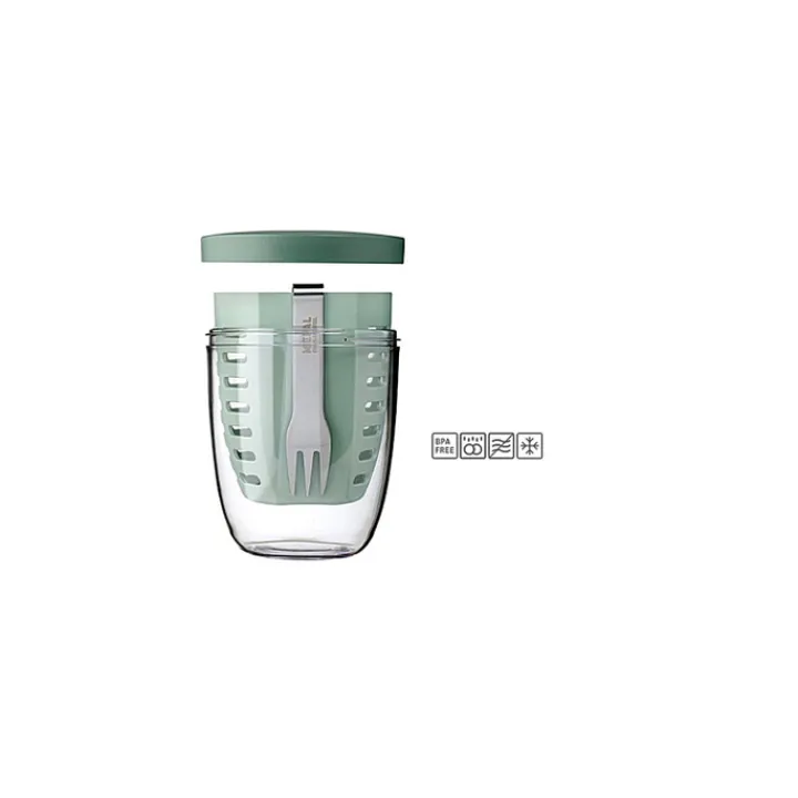 Lunchboxen>Mepal Ellipse Fruit & Veggie Pot nordic black