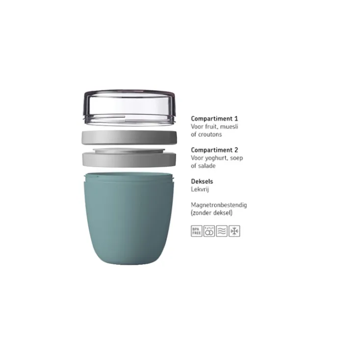 Lunchboxen>Mepal Ellipse Lunch Pot nordic blue
