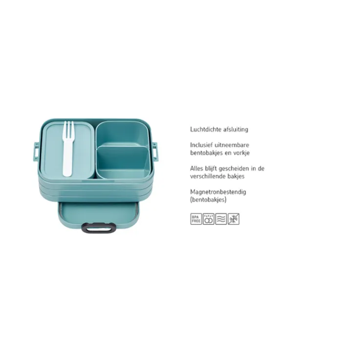 Lunchboxen>Mepal TAB Bento Lunch Box Medium black