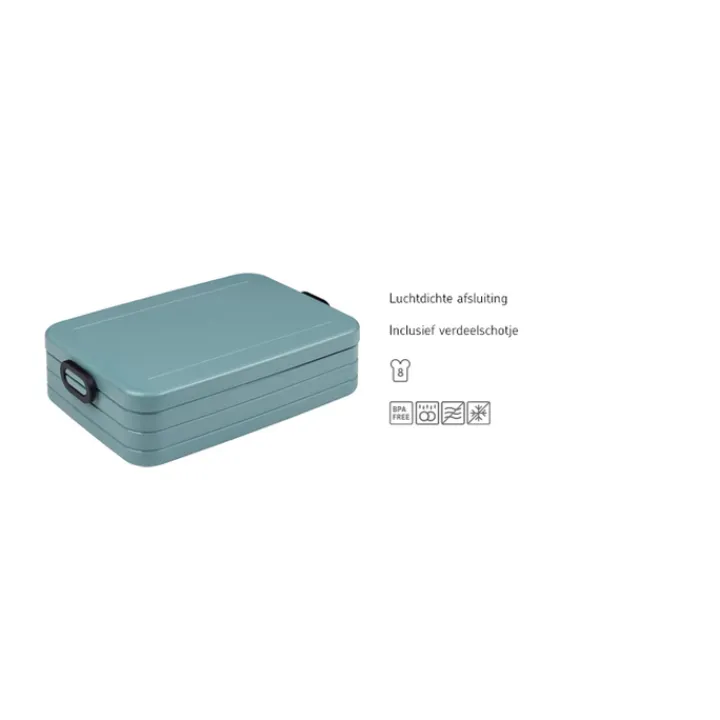 Lunchboxen>Mepal TAB Bento Lunch Box Large nordic sage