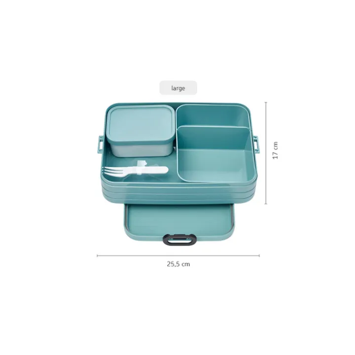 Lunchboxen>Mepal TAB Bento Lunch Box Large nordic sage