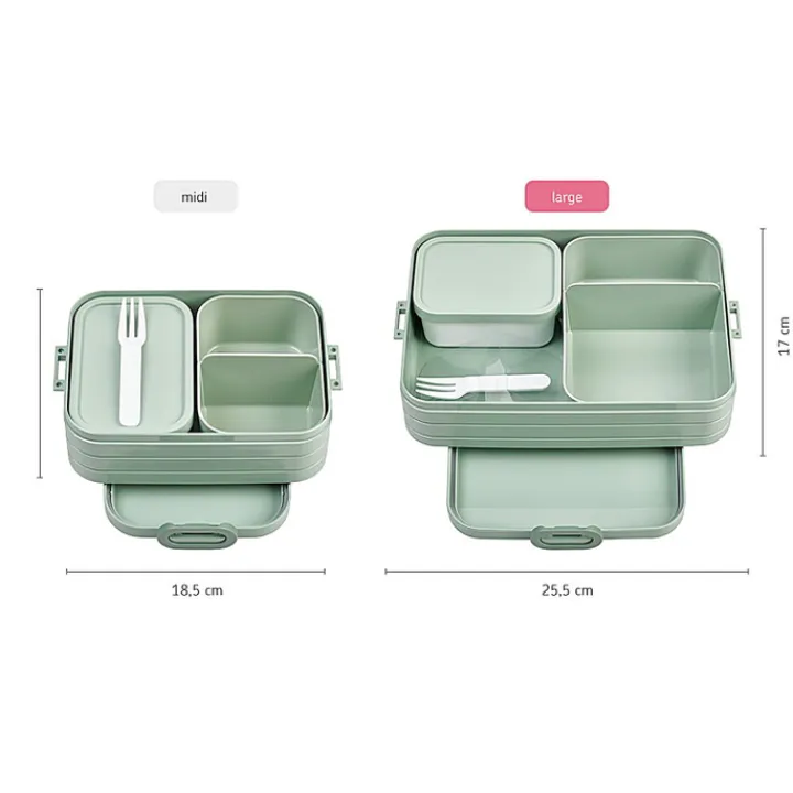 Lunchboxen>Mepal Take a Break Bento Lunchbox Large vivid blue